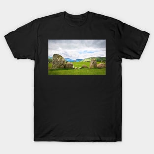 View From Castlerigg as Impressionist Art T-Shirt